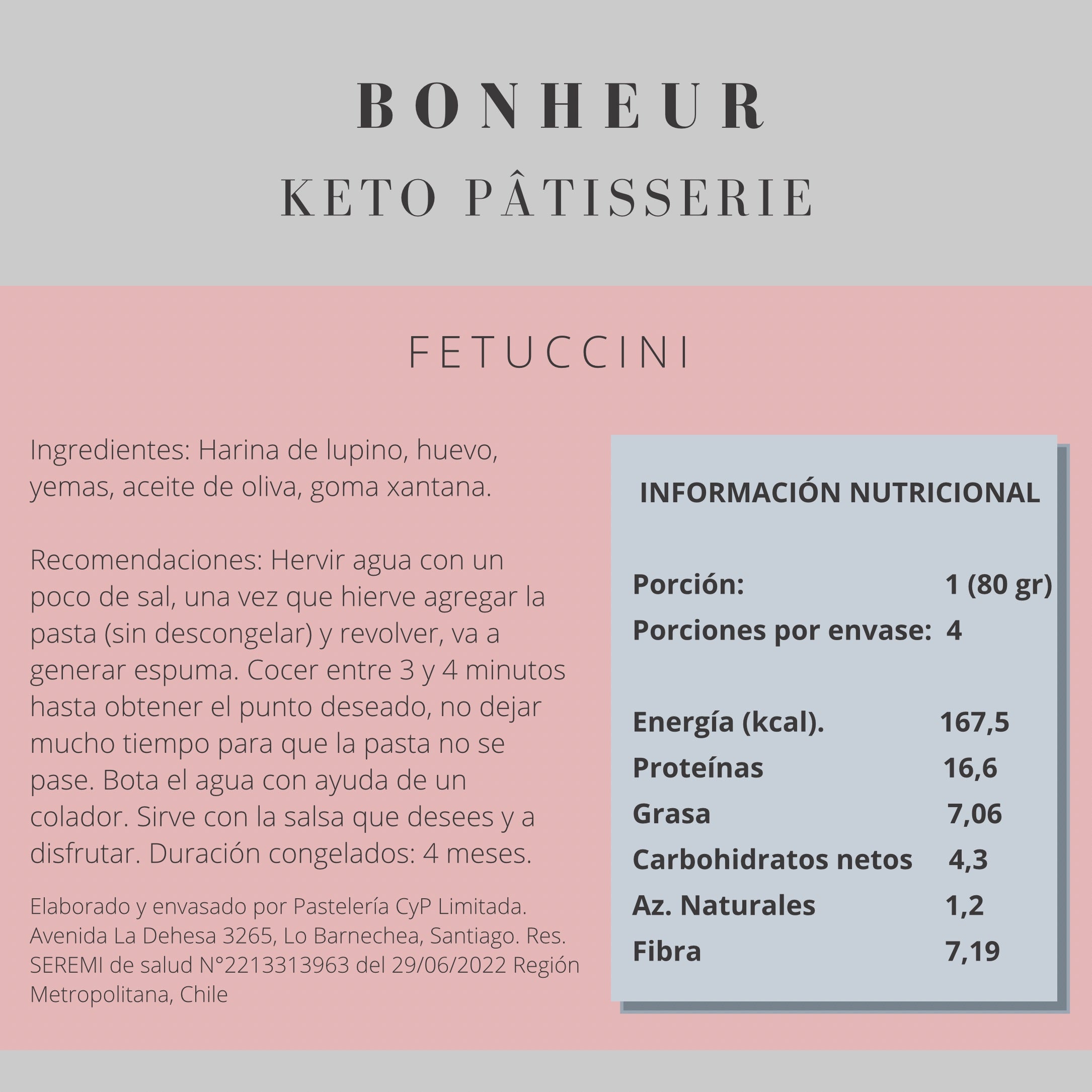 Fetuccini keto